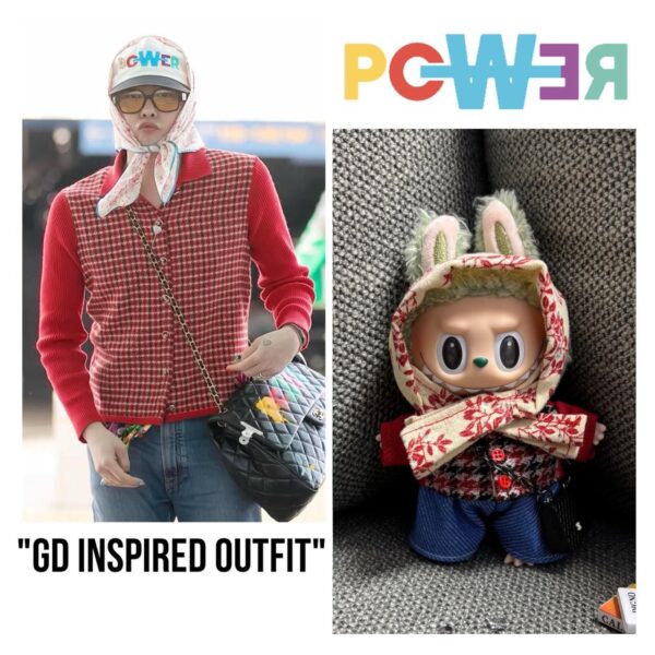 G-Dragon Set Labubu Outfit