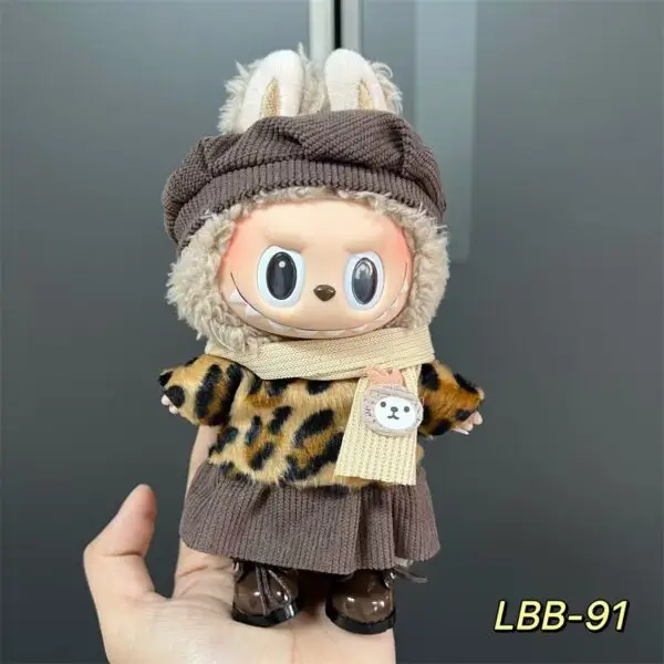 Leopard Print Set Labubu Outfit
