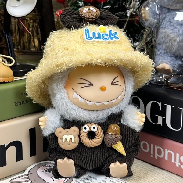 Brown Donut Set Labubu Outfit