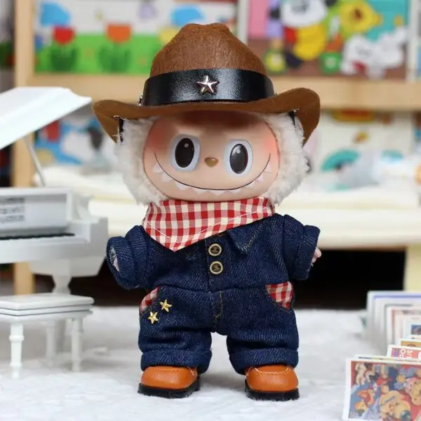 Western Cowboy Set Labubu Outfit