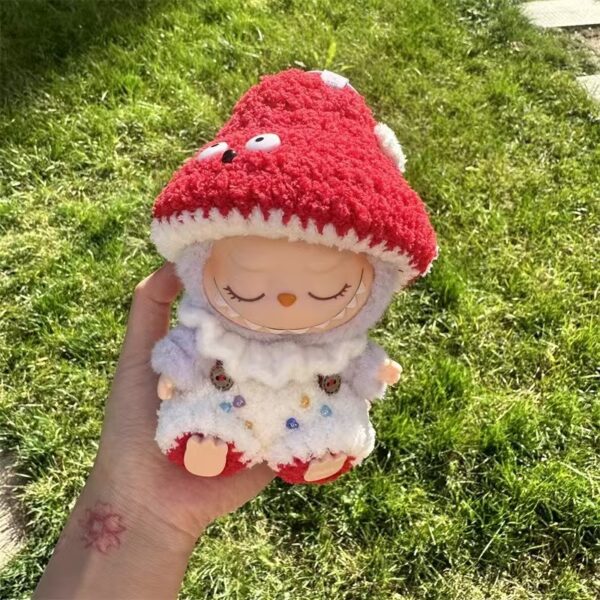 Mushroom-Shaped Set Labubu Outfit